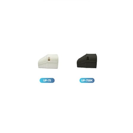 อุปกรณ์ฝาปิดจบ รางครอบท่อแอร์ UP-75BK (75 มม.) END JOINT UPC UPVC DUCT LINER_2